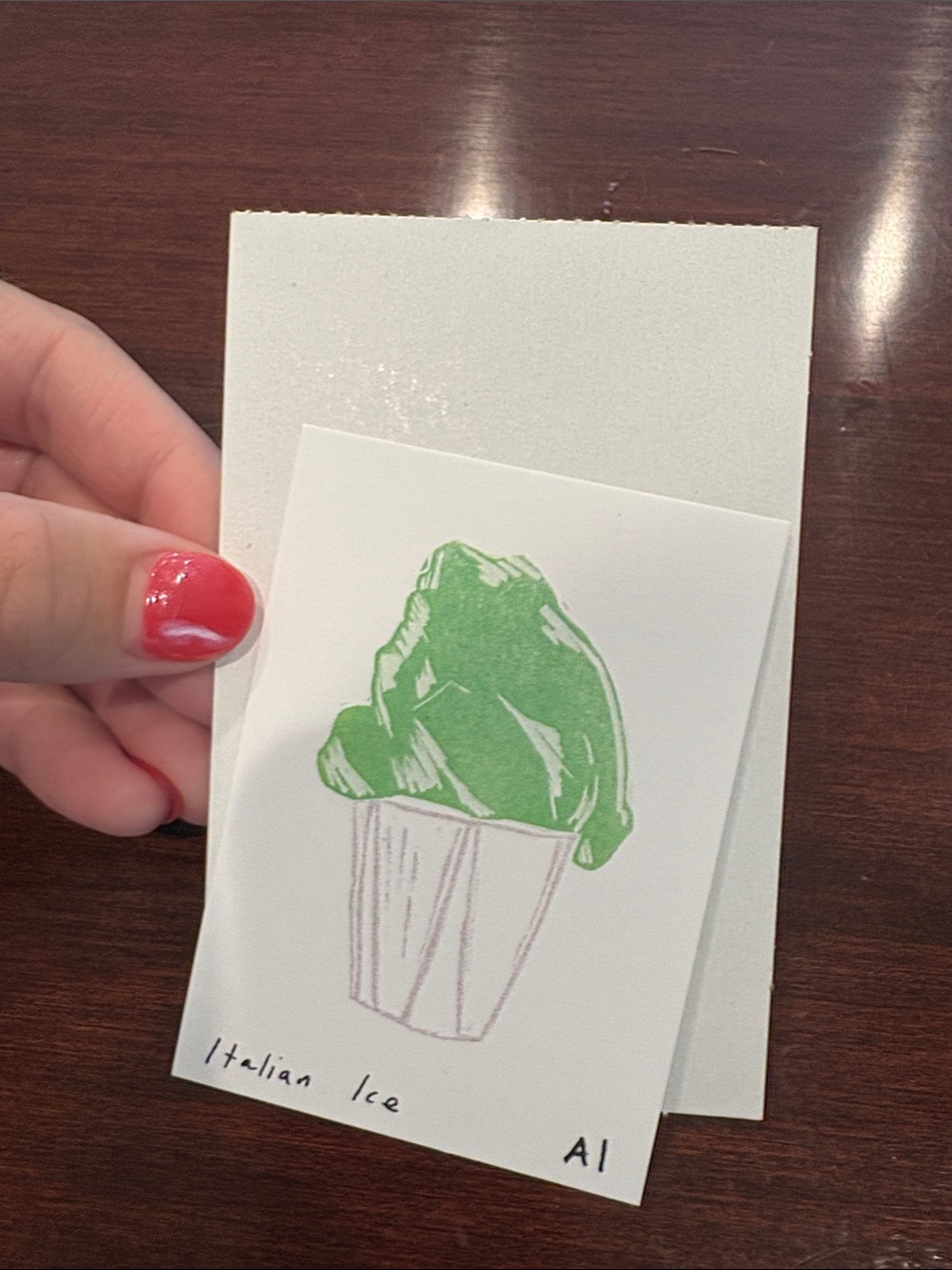 Anastasia inciardi mini print - Italian ice - From Book Love Plymouth Ma